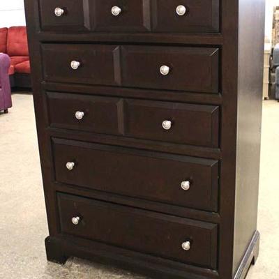  Contemporary 5 Drawer High Chest 