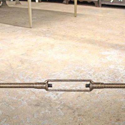 NEW Antique Style Rustic Dining Room Table with Industrial Hardware and 2 Leaves 
