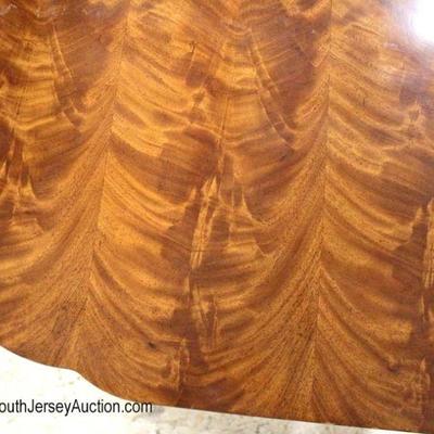  BEAUTIFUL 9 Piece â€œDrexel Furnitureâ€ Burl Walnut Inlaid and Banded Carved Shield Back Dining Room Set with 2 Leaves â€“ May be...