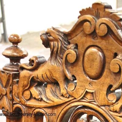  PAIR of ANTIQUE Highly Carved and Fancy Side Chairs 
