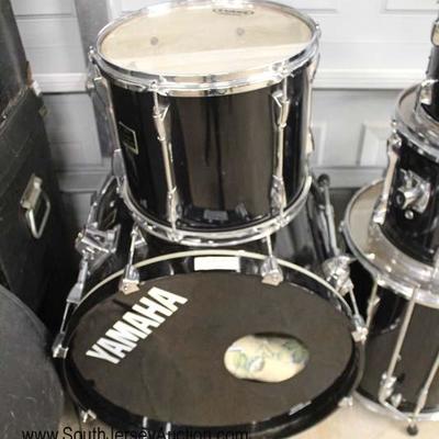  Large 23 Piece â€œYamahaâ€ Drum Set Stage Custom all Birch Shell Drums, Including  Drum Sticks, â€œSabianâ€ Symbols, Including...