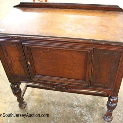  Depression Burl Walnut Server 