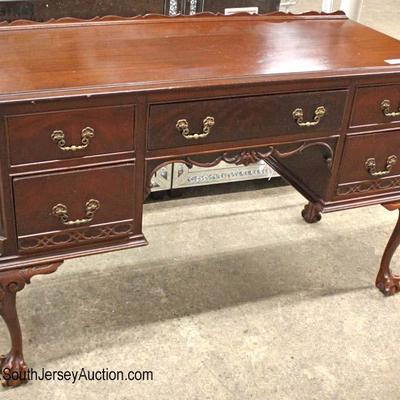  SOLID Mahogany Ball and Claw Chippendale Style Vanity 