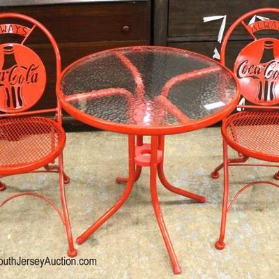  3 Piece Coca Cola Bistro Set 