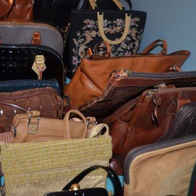Many High End Purses Hand Bags
