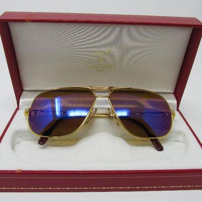 Vintage Cartier aviator sunglasses