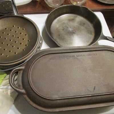Cast iron cook ware