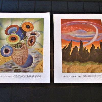 Amazing vintage surrealist ophthalmology prints by Emil Bethke