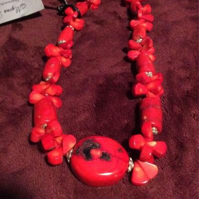 MLC169 Red Sea Bamboo Necklace