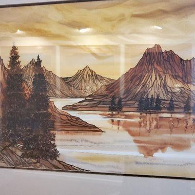 Original watercolor by Pat Morse