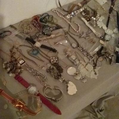 Costume Jewelry- Necklaces and Ladies' Watches