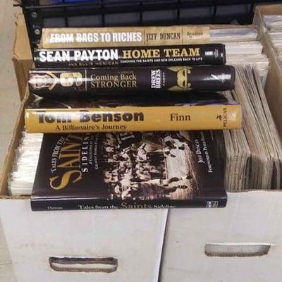 https://www.ebay.com/itm/124128650753 Box 57 LOT OF FIVE NEW ORLEANS SAINTS FOOTBALL BOOKS $40