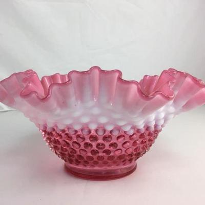 https://www.ebay.com/itm/124123455936 KB0007: Fenton Glass Opalescent Pink Bowl