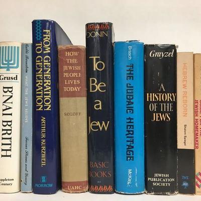 https://www.ebay.com/itm/114154041816 KB0002: Lot of 24 Jewish Books