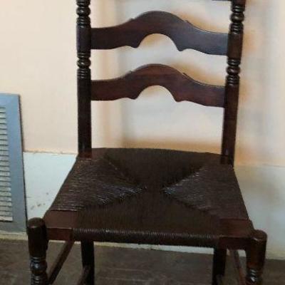 https://www.ebay.com/itm/124121120543 SL3011: Ladder Back Chair Local Pickup