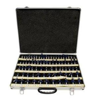 ABN 12 Inch Tungsten Carbide Router Bit Set Carbide Tip Router Bit Set, Router Bits for Wood Router Tool Bits, 80pc