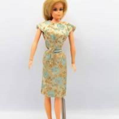 Vintage Barbie BROCADE SHEATH DRESS