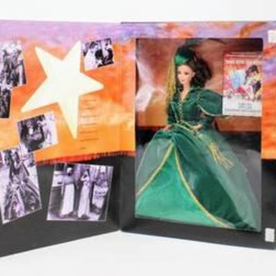 1994 Barbie as SCARLET O'HARA Premier Edition HOLLYWOOD LEGENDS COLLECTION # 12045 Drapery Costume from Gone With The Wind NRFB