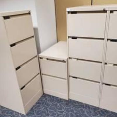 Lot of Steelcase Filing Cabinets