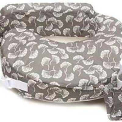 My Brest Friend Original Nursing Posture Pillow, Grey Flowing Fans