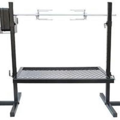 onlyfire Adjustable Outdoor Camping Rotisserie Grill System