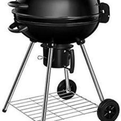 BEAU JARDIN 22.5 Inch Charcoal Grill with Large Cooking Grate