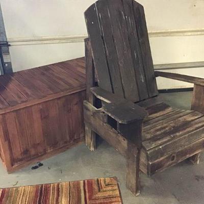 Adirondack Chair & Storage Chest