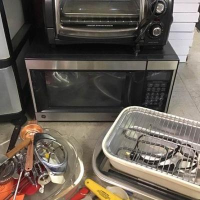 Hamilton Beach Toaster Oven, GE Microwave