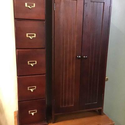 Small Wood Veneer Cabinets