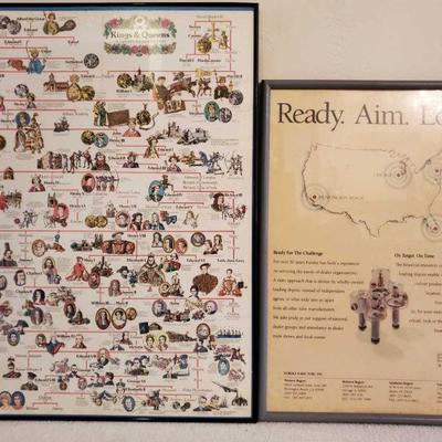 Kings & Queens A Ladybird Information Chart, Eureka "A Legacy of Excellence" Poster
Measures Approx 21Ã—31- 28Ã—37