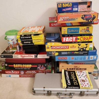 Board Games and More!
Games Include Monopoly, Scramble, Battleship, Aggravation, Atari Flashback, Yahtzee, Sorry and More!