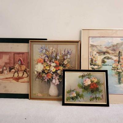 Framed Art Work
Measures approx 14Ã—18-24Ã—30