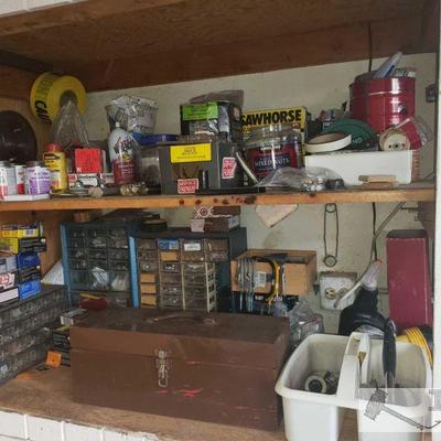 Tools and Appliances: Nails Screws garden gloves hammer silicone spray and more !