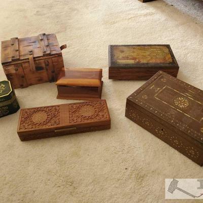 6 Jewelry Boxes