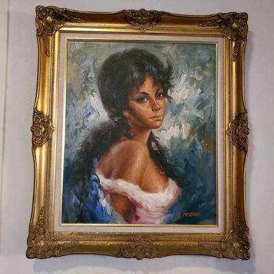 Signed Framed Painting
Artist unknown. Measures approx 27"x31"
