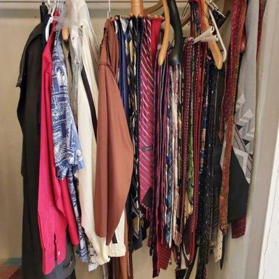 Ties, Men's Shirts and Jackets
Shirts are size large, london fog jacket is 44 short