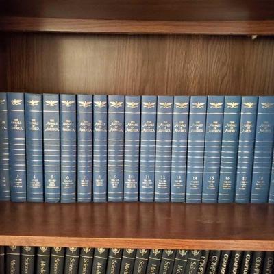 The Annals of America Volumes 1-18 and Conspectus 1 and 2
Includes years from 1493-1968. All books are hard covers
