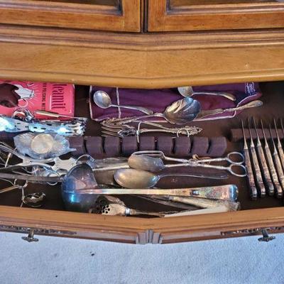 Silver Plated Flatware
Ladles, butter knives, serving utensils and More