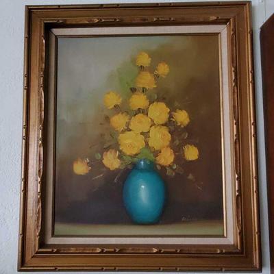 Framed Canvas Painting - Signed
Appears to signed "White", neasures approx 27" x 31"