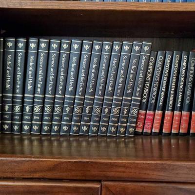 Britannica Medical Books and Comptons Science Annual and Yearbook
Britannicas years include 1991-2000 Compton's years include 1994,...