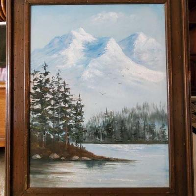 Framed Canvas Painting - Signed
Signed "Denise" , measures approx 25" x 31"