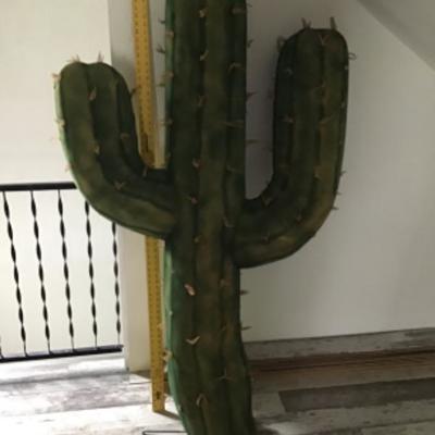 Life size faux cactus