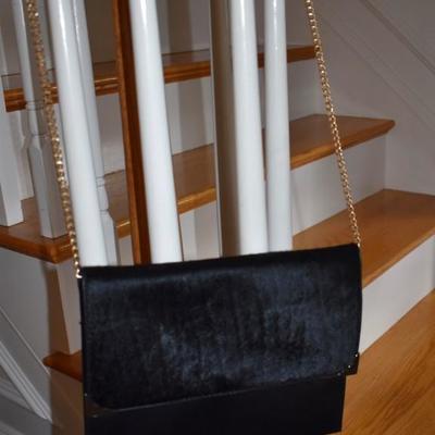 Cow hide purse