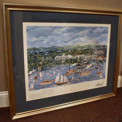Framed Jamestown RI print
