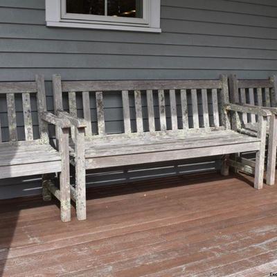 Outdoor teak furniture