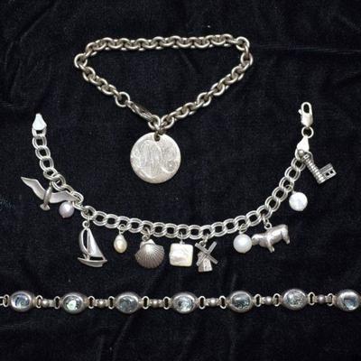 Sterling silver bracelets