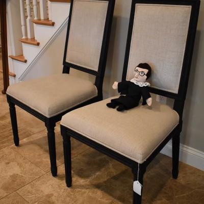 Pair of Restoration Hardware chairs