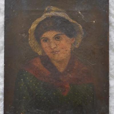 Antique painting on canvas