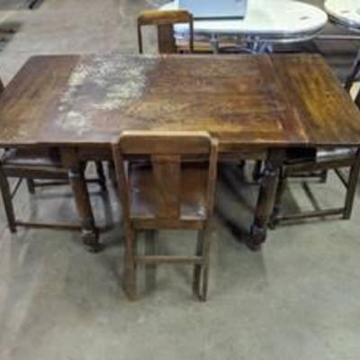 Antique Pub Table From England