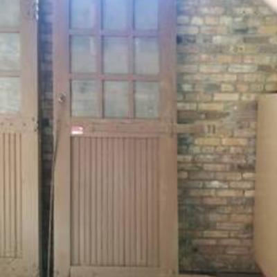 Antique Wood Garage Door